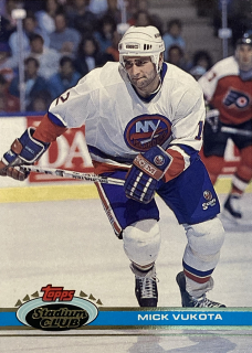 1991-92 Topps Stadium Club #309 Mick Vukota