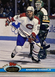 1991-92 Topps Stadium Club #329 Andrew Cassels
