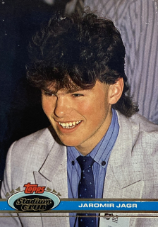1991-92 Topps Stadium Club #343 Jaromír Jágr