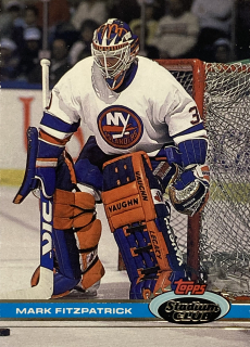 1991-92 Topps Stadium Club #345 Mark Fitzpatrick