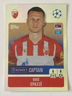 2024/25 Champions League Sticker #456 Uroš Spajić - CAPTAIN