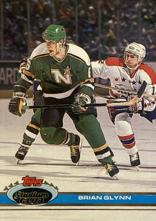 1991-92 Topps Stadium Club #388 Brian Glynn