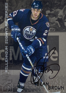 1999-00 ITG Be A Player #101 Sean Brown - MILLENNIUM SIGNATURE SERIES
