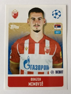 2024/25 Champions League Sticker #460 Ognjen Mimović