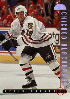1995–96 Leaf #127 Denis Savard