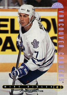 1995–96 Leaf #212 Mike Ridley
