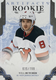 2017-18 Artifacts #RED212 Will Butcher - ROOKIE REDEMPTION /999