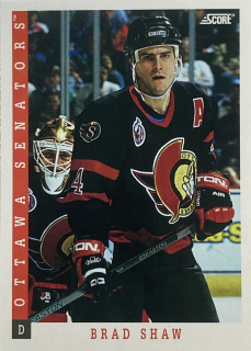 1993-94 Score American #015 Brad Shaw