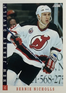 1993-94 Score American #019 Bernie Nicholls