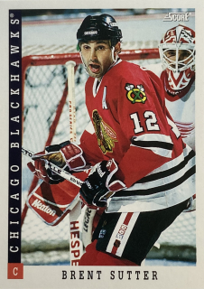 1993-94 Score American #044 Brent Sutter