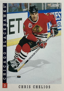 1993-94 Score American #101 Chris Chelios