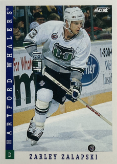 1993-94 Score American #104 Zarley Zalapski