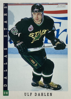 1993-94 Score American #107 Ulf Dahlen
