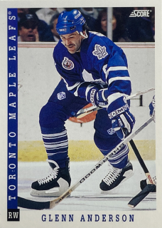 1993-94 Score American #180 Glenn Anderson