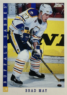 1993-94 Score American #269 Brad May