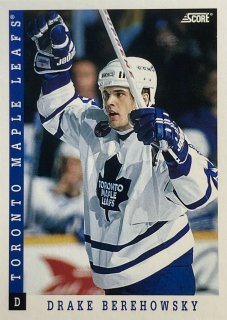 1993-94 Score American #355 Drake Berehowsky
