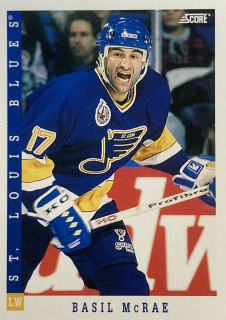 1993-94 Score American #436 Basil McRae