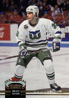 1992-93 Topps Stadium Club #065 Brad Shaw