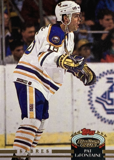 1992-93 Topps Stadium Club #095 Pat LaFontaine