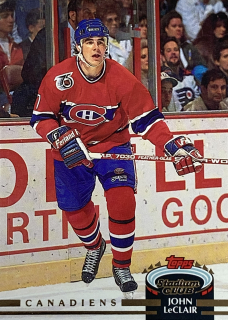1992-93 Topps Stadium Club #181 John LeClair
