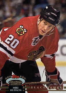 1992-93 Topps Stadium Club #182 Mike Hudson