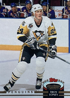 1992-93 Topps Stadium Club #357 Troy Loney