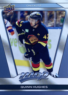 2025-26 MVP #200 Quinn Hughes - CHECKLIST 101-200