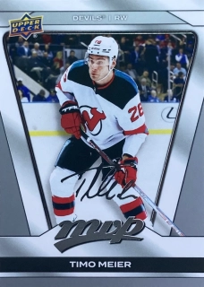 2025-26 MVP #211 Timo Meier - SP SILVER SCRIPT