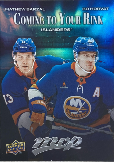 2025-26 MVP #CR-18 Mathew Barzal / Bo Horvat - COMING TO YOUR RINK