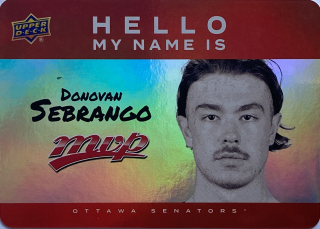 2025-26 MVP #HNI-09 Donovan Sebrango - HELLO MY NAME IS