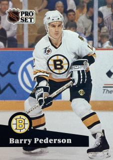 1991-92 Pro Set #351 Barry Pederson