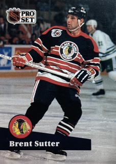 1991-92 Pro Set #374 Brent Sutter