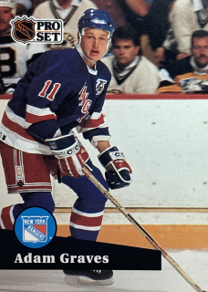 1991-92 Pro Set #443 Adam Graves