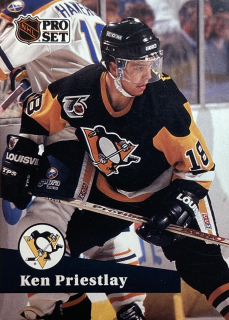1991-92 Pro Set #460 Ken Priestlay