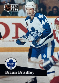 1991-92 Pro Set #489 Brian Bradley