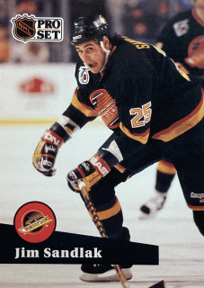 1991-92 Pro Set #497 Jim Sandlak