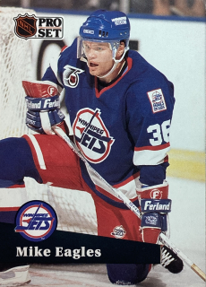 1991-92 Pro Set #518 Mike Eagles