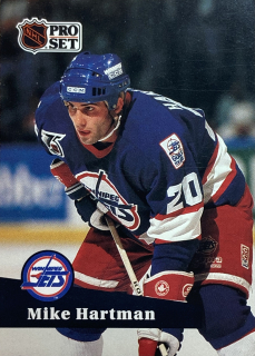 1991-92 Pro Set #519 Mike Hartman