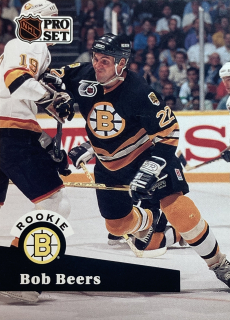 1991-92 Pro Set #520 Bob Beers - ROOKIE