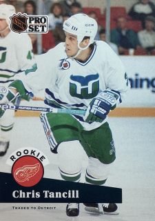 1991-92 Pro Set #539 Chris Tancill - ROOKIE