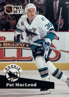 1991-92 Pro Set #559 Pat MacLeod - ROOKIE