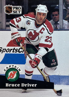 1991-92 Pro Set #577 Bruce Driver - CAPTAIN