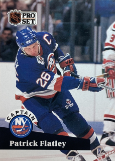 1991-92 Pro Set #578 Patrick Flatley - CAPTAIN