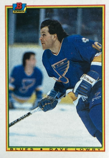 1990-91 Bowman #015 Dave Lowry
