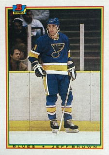 1990-91 Bowman #025 Jeff Brown