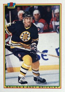 1990-91 Bowman #027 Andy Brickley