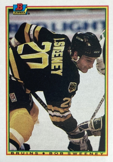 1990-91 Bowman #028 Bob Sweeney