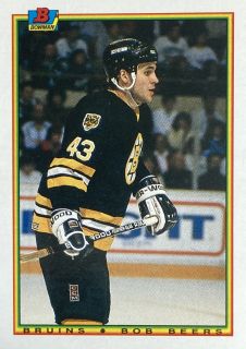 1990-91 Bowman #034 Bob Beers