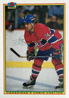 1990-91 Bowman #042 Chris Chelios