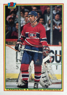 1990-91 Bowman #052 Mathieu Schneider